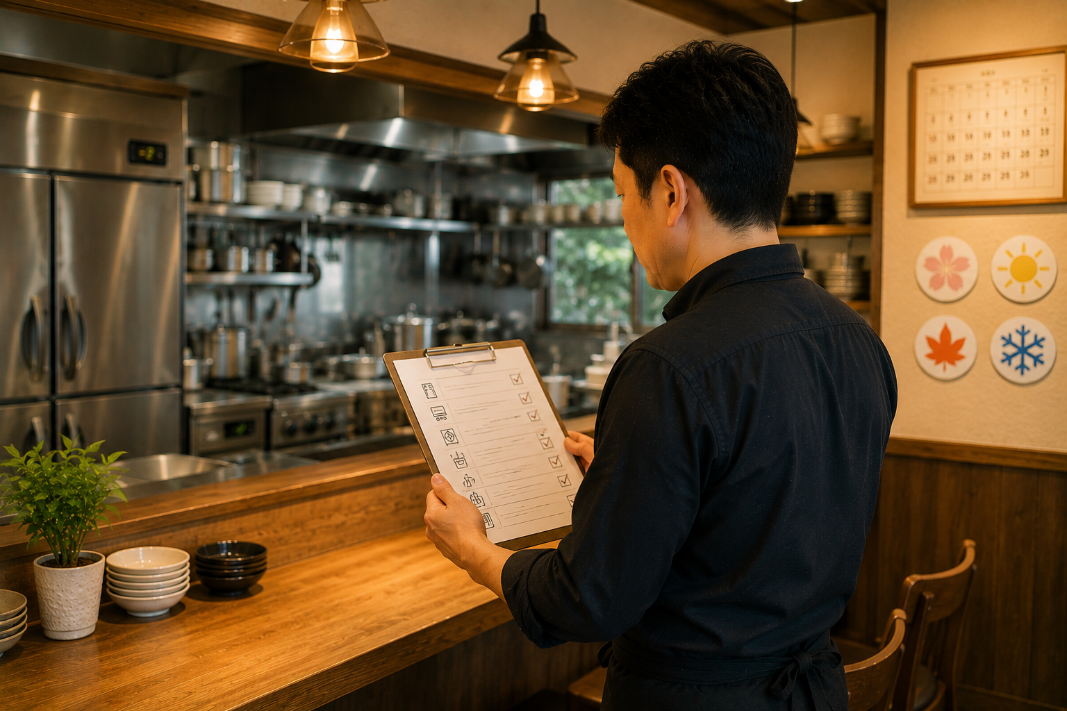飲食店の設備点検チェックリスト|季節ごとにやるべき確認ポイントまとめ
