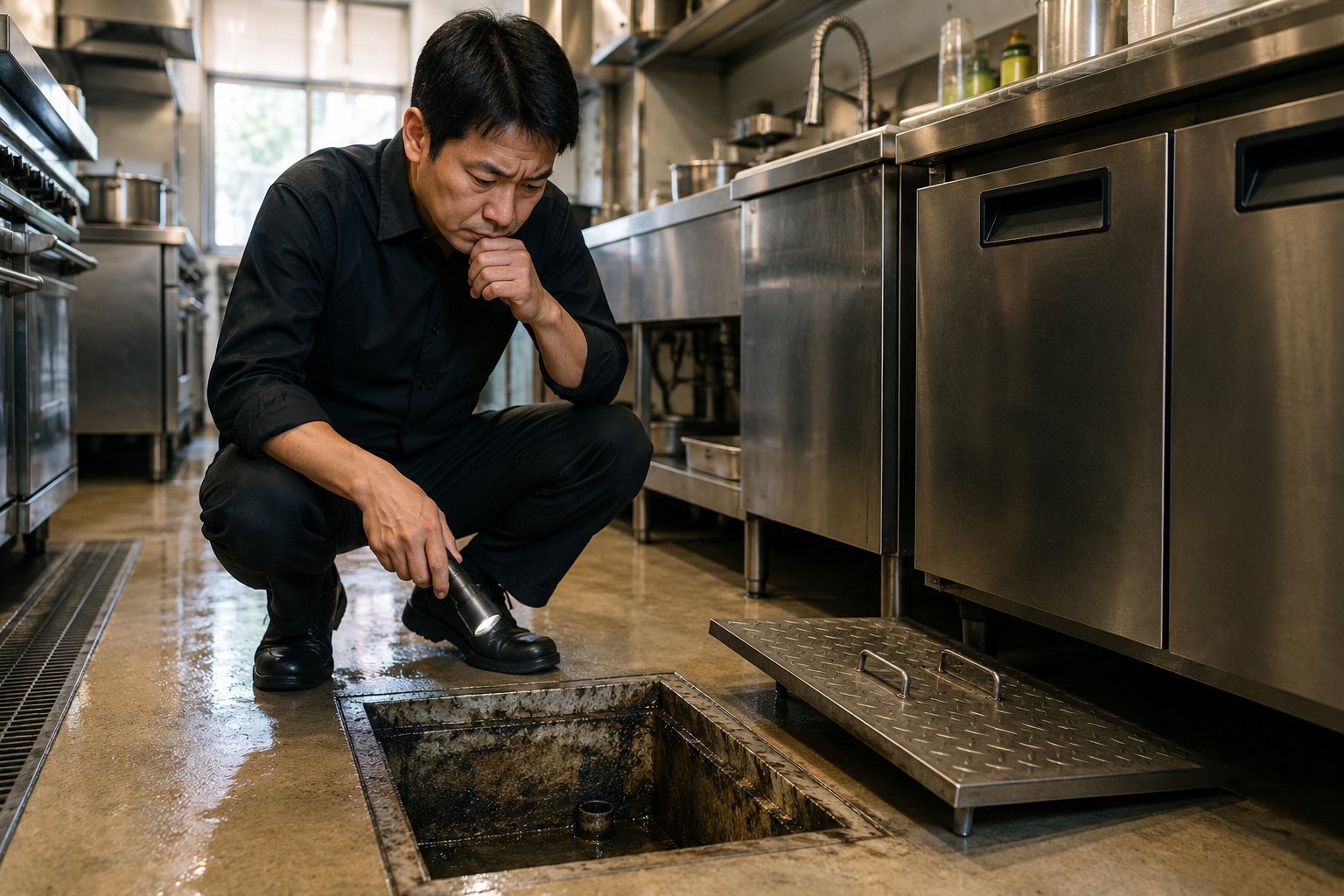 飲食店の臭い対策|排水・グリストラップが原因のケースと対処法